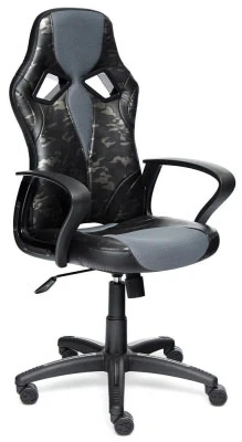 Геймерское кресло TetChair RUNNER MILITARY grey