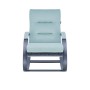 Кресло-качалка Leset Милано Mebelimpex Венге текстура V14 бирюзовый - 00006760 - 1