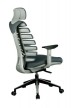 Кресло для руководителя Riva Chair RCH SHARK+Серая ткань - 3