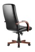 Кресло для руководителя Riva Design Chair RCH М 155 A+Чёрная экокожа - 3